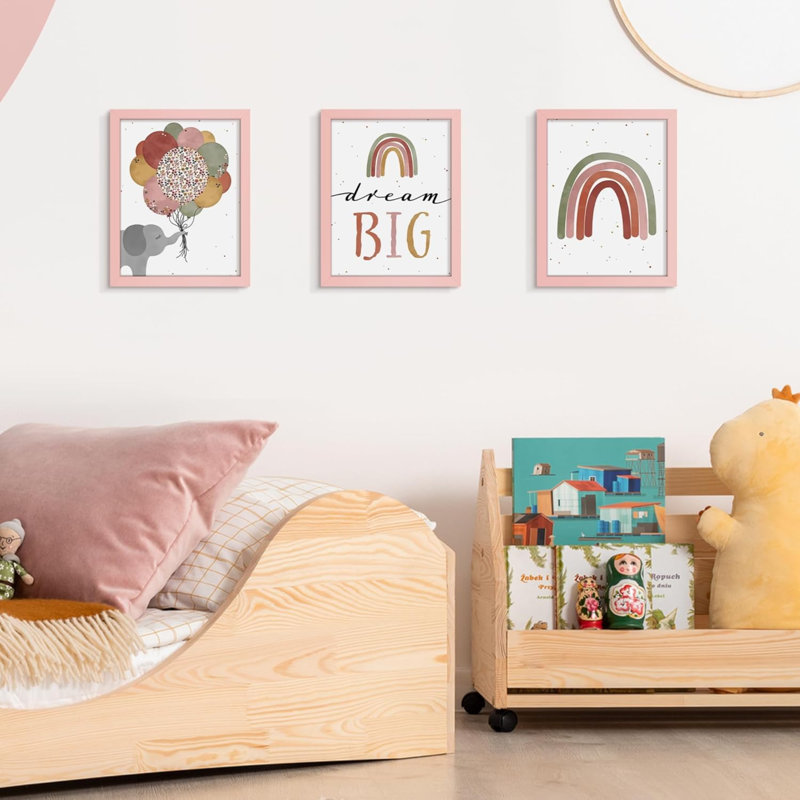 Cadre 8x10, présentoir 5x7 avec passe-partout ou 8x10 sans passe-partout, cadre photo mural, paquet de 1, Rose