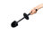 Slim Round Holder, Metal  Removable Plastic Liner Tall  Bathroom Toilet Brush, Matte Black and Gold-113862390