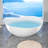 63" Freestanding Solid Surface Bathtub