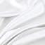 Ensemble de draps en satin blanc de luxe pour lit simple (4 pièces) - Infroissable, doux pour la peau et les cheveux, convient aux matelas de 40 cm d'épaisseur, comprend un drap plat et des taies d'oreiller. Dompte les frisottis pour un sommeil réparateur et paisible.