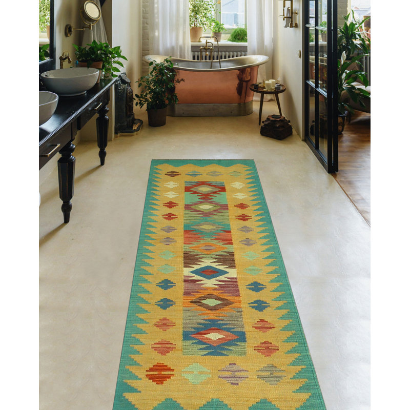 Bobbee Wool Geometric Indoor Rug