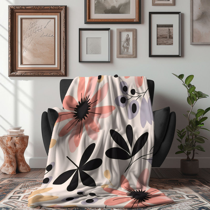 Bloom - 1 Piece Premium Blanket, 60" W x 80" L