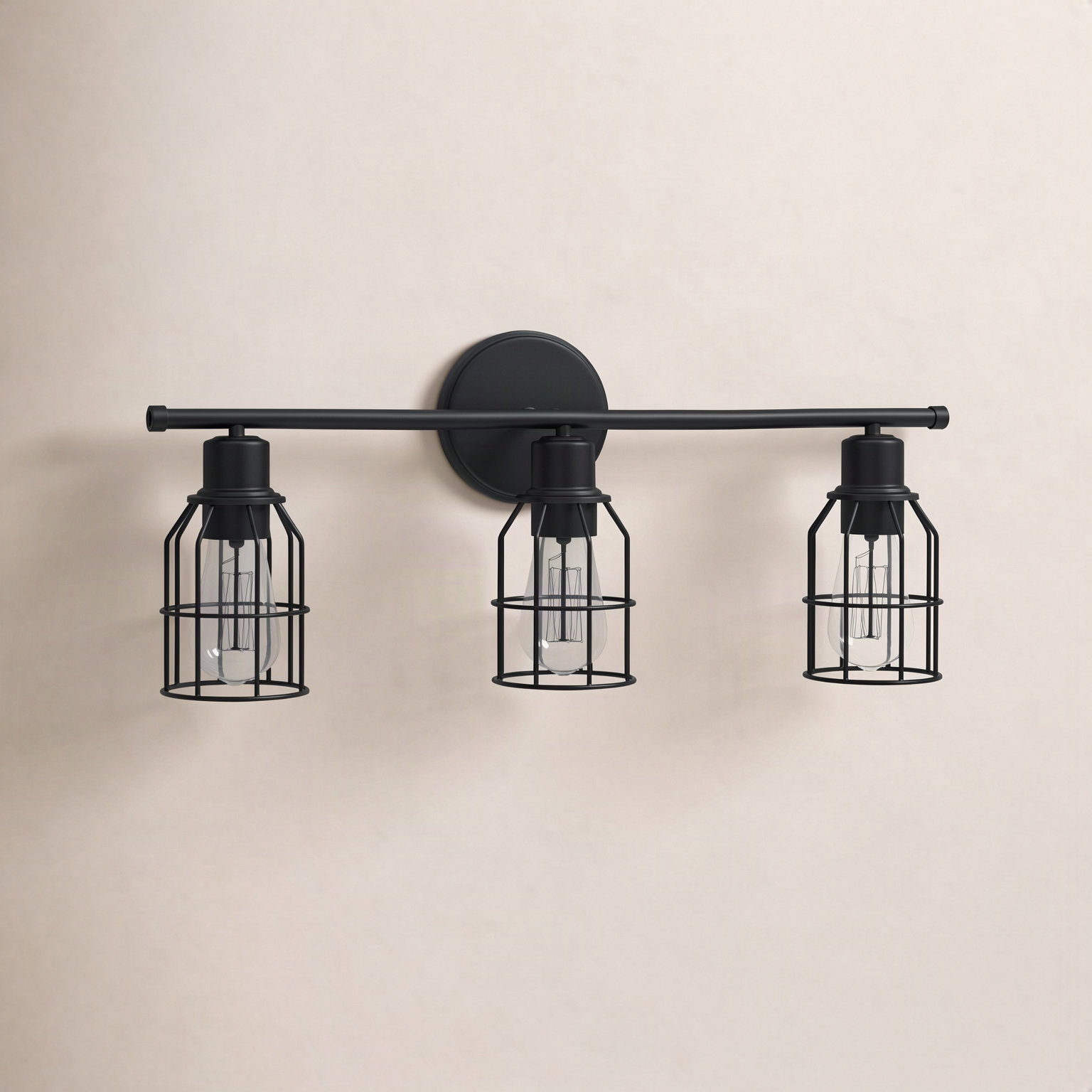Romeo 3 Light Dimmable Vanity Light, Oil Rubbed Bronze