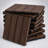 WPC Interlocking Deck Tiles 25 Pieces - Embossed 4 Panel Light Brown, Easy Installation and Durable Outdoor Flooring