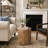 HOMCOM Tree Stump Stool