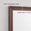 Miroir de plancher 70 po x 32 po avec cadre en bois artificiel, conception élégante et durabilité, un incontournable pour les chambres à coucher, les magasins de vêtements et les salons