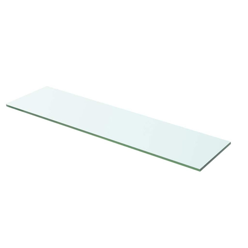 Tablette en verre, H 0,31 po x l 23,6 po x P 4,7 po
