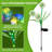 Silver Solar Powered Pathway Light