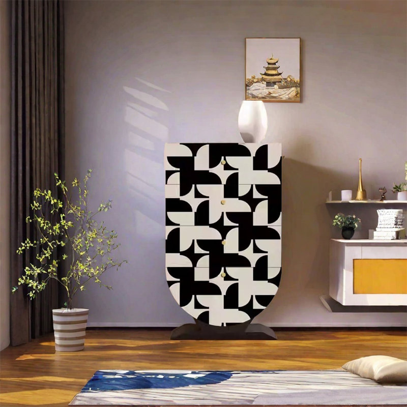 Armoire décorative à quatre tiroirs