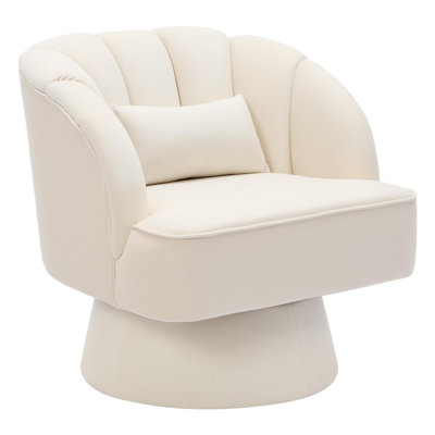 Fauteuil demi-tonneau pivotant à 360 degrés Modern