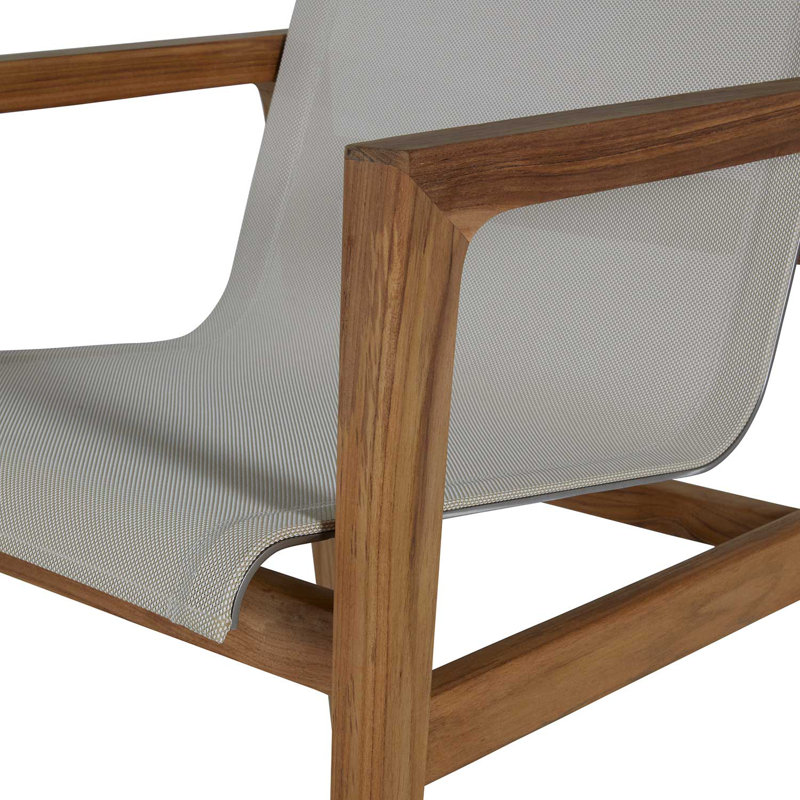 Coast Patio Dining Armchair, Canvas Sling