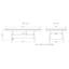 Rectangular Metal Outdoor Coffee Table , 144.8cm cm W 83.8cm cm D-2026926151