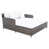 Structure grise / coussin blanc