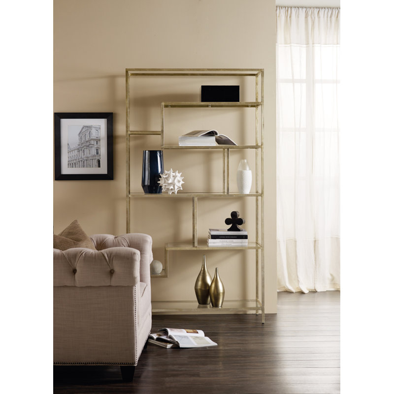 HomeAccent Geometric Bookcase