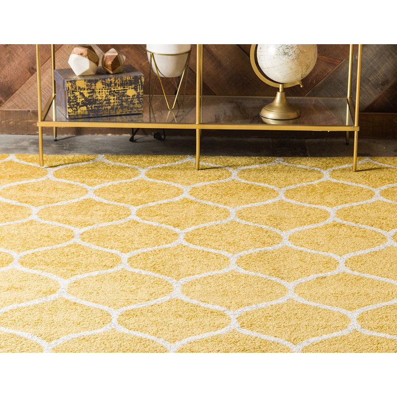 Llanet Geometric Indoor Rug, Rectangle 9' x 12'