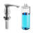 Sink Soap Dispenser Brushed Nickel,Soap Dispenser for Kitchen Sink Stainless Steel pump with ABS 17 OZ Large Soap Bottle