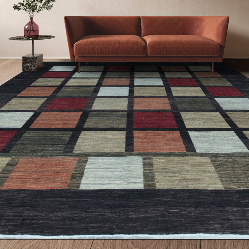 Wool Geometric Area Rug