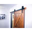 Square End Rolling Standard Single Track Barn Door Hardware Kit