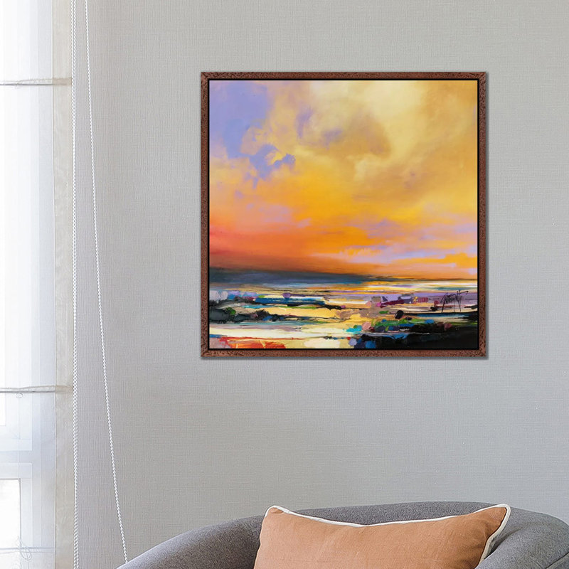 Diminuendo Sky Study I by Scott Naismith - Print on Canvas, Classic Brown Wood Framed, 66.04 cm H x 66.04 cm W