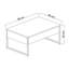 Tahana Sled Coffee Table-650062338