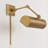 4" H x 16" W Adjustable Pivoting Picture Light Wall Sconce with Optional Plug-in and Cord Cover-107131030