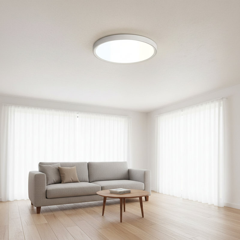 12" LED Flush Mount Ceiling Light, 24W, 2520LM