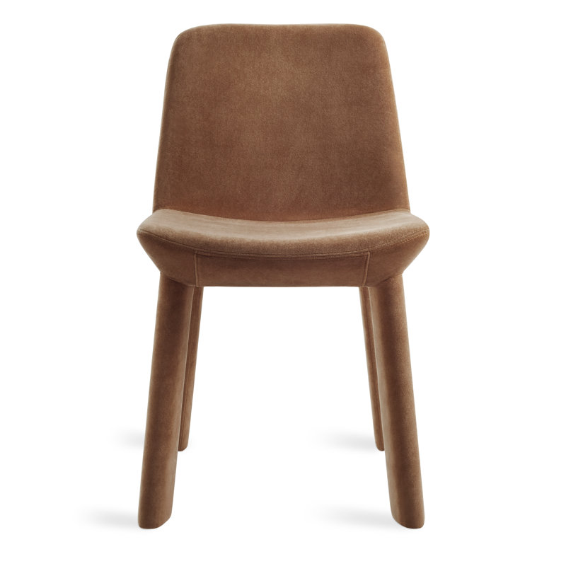Neat Upholstered Dining Chair, Copper Velvet