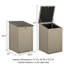 Blue Elephant W Water Resistant Plastic Deck Box-262681052