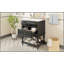 Meuble-lavabo de rangement rétro avec lavabo en céramique et tablette ouverte 24 po Retro Design-129488768