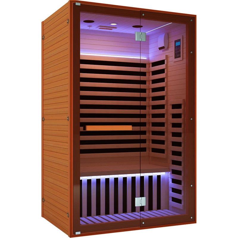 Sauna à deux portes Hemlock Deluxe