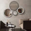 Miroir d'appoint rustique en bois rustique 17 po