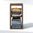 Furinno CUBIC Closet Organizers and Storage, 2-Cube Closet Organizer, Open Shelf Closet Storage, Extra Thick Frame for Wardrobe, Bedroom, Living Room, Amber Pine-122253232