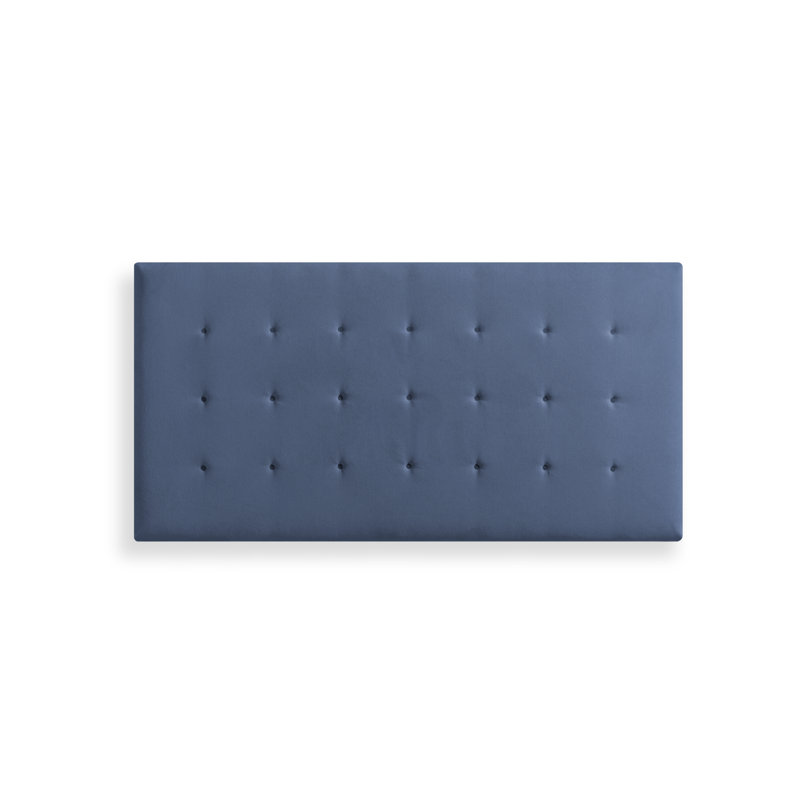 Upholstered Chenille Panel Headboard, Double (4'6), Ocean