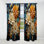 Tourbillon orange sarcelle Botanical Whirlwind II - rideau abstrait occultant
