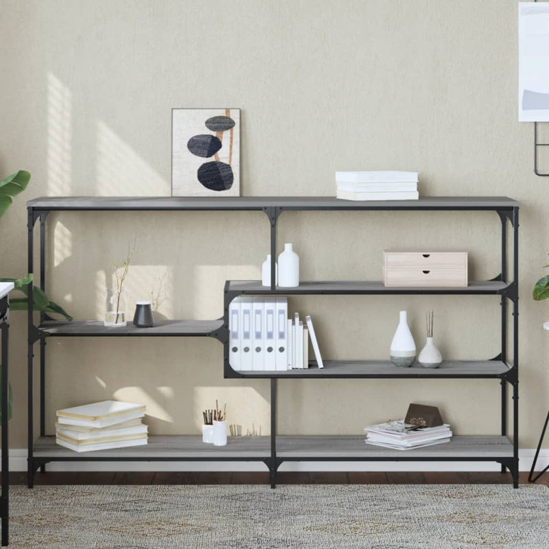 Console Table, 95cm H x 160cm W x 32cm D, Grey Sonoma
