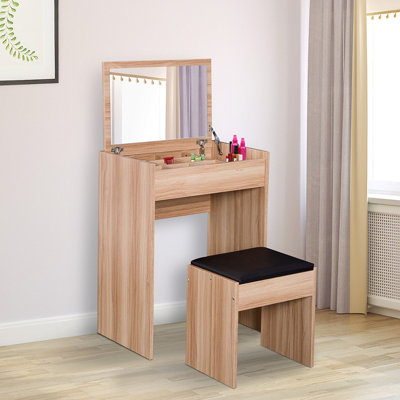 Quincey Dressing Table with Mirror