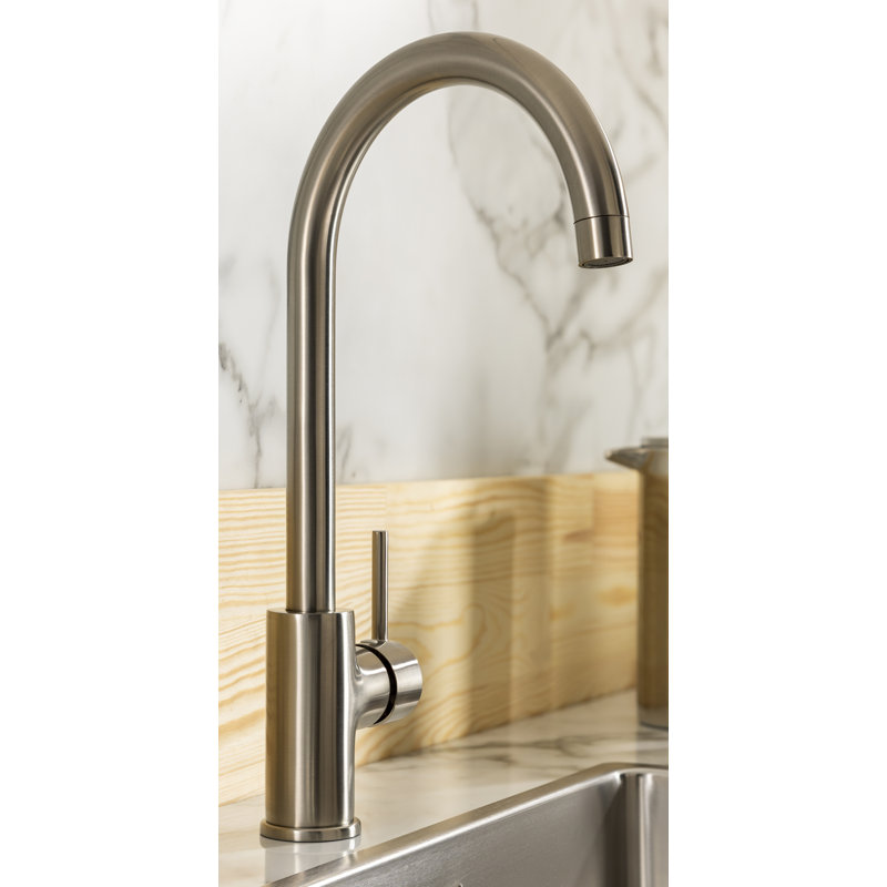 Abode Nico Single Lever Mixertap, Brushed Nickel
