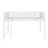 Wood Low Loft Bed With Ladder, Ladder Can Be Placed On The Left Or Right-1552354364