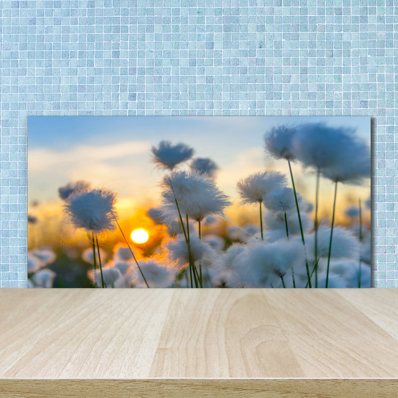 50cm W x 100cm L Glass Peel and Stick Panel