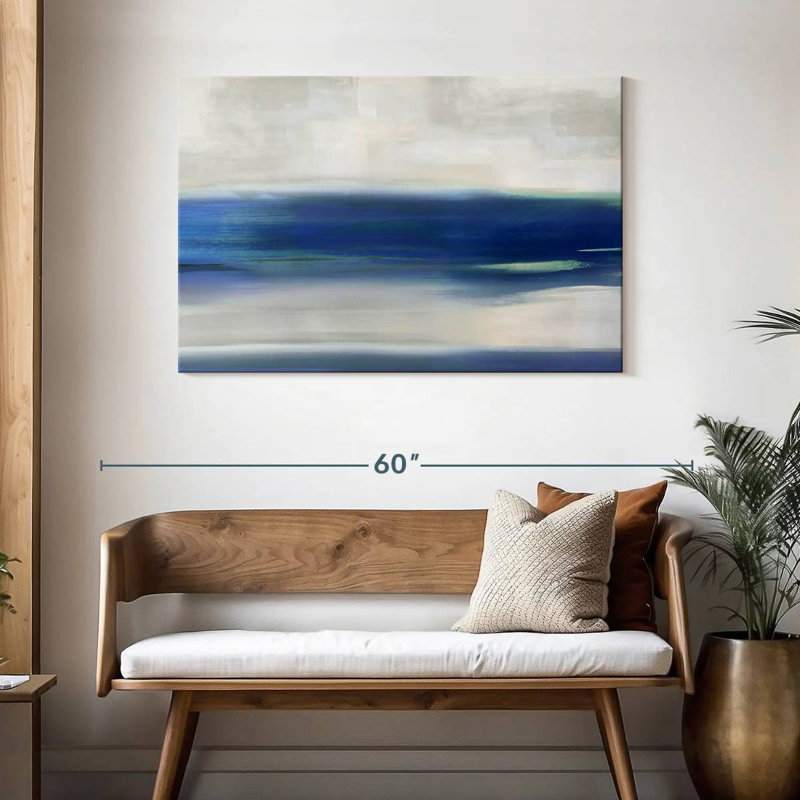 Avery Blue Stroke, 30" H x 45" W