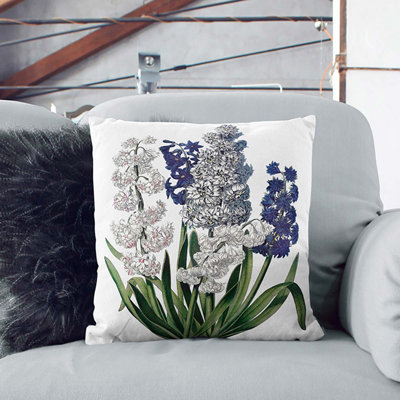 Floral Square Throw Cushion