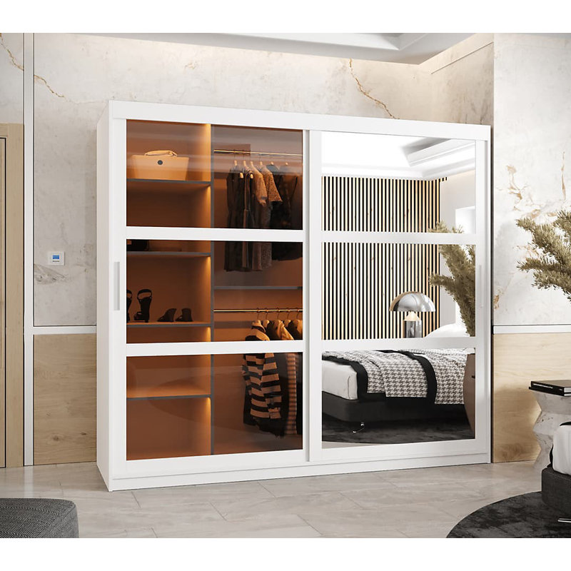 Charlese 2 Door Manufactured Wood Wardrobe
