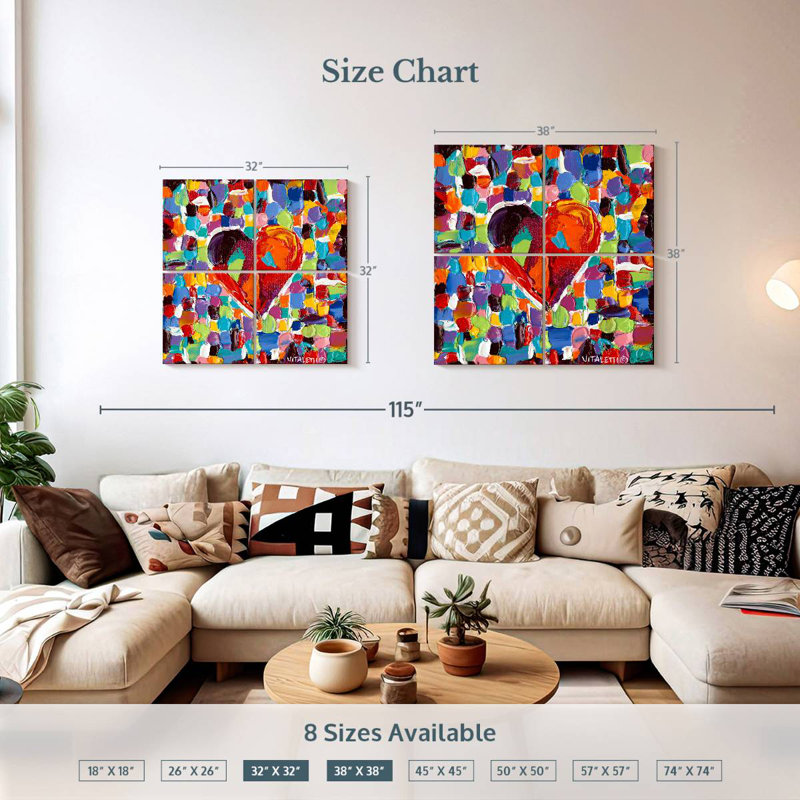 Hardie mosaïque cœur III, H 32 po x l 32 po