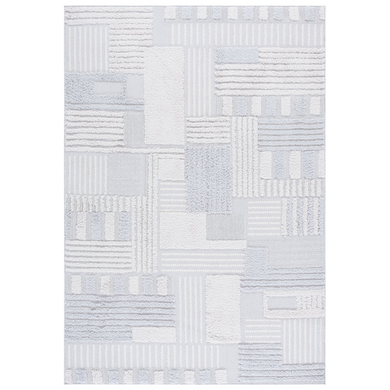 Trends 126 Performance Geometric Shapes Rug, Rectangle 5'3" x 7'6"