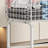 White, Tall Laundry Basket Trolley With Pull Rod, 80-Liter Capacity. Easily Fits Into Laundry Rooms, Bathrooms, And Bedrooms. Practical And Beautiful.