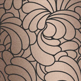 Bananas Abstract Metallic Wallpaper Roll