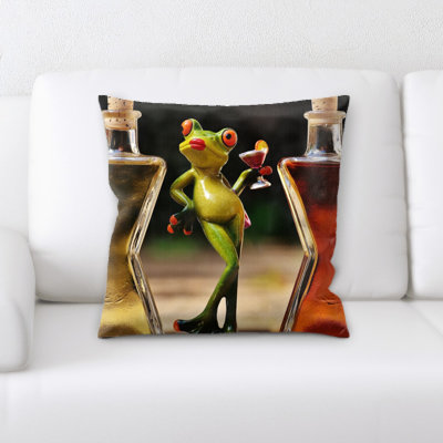 Coussin de grenouilles