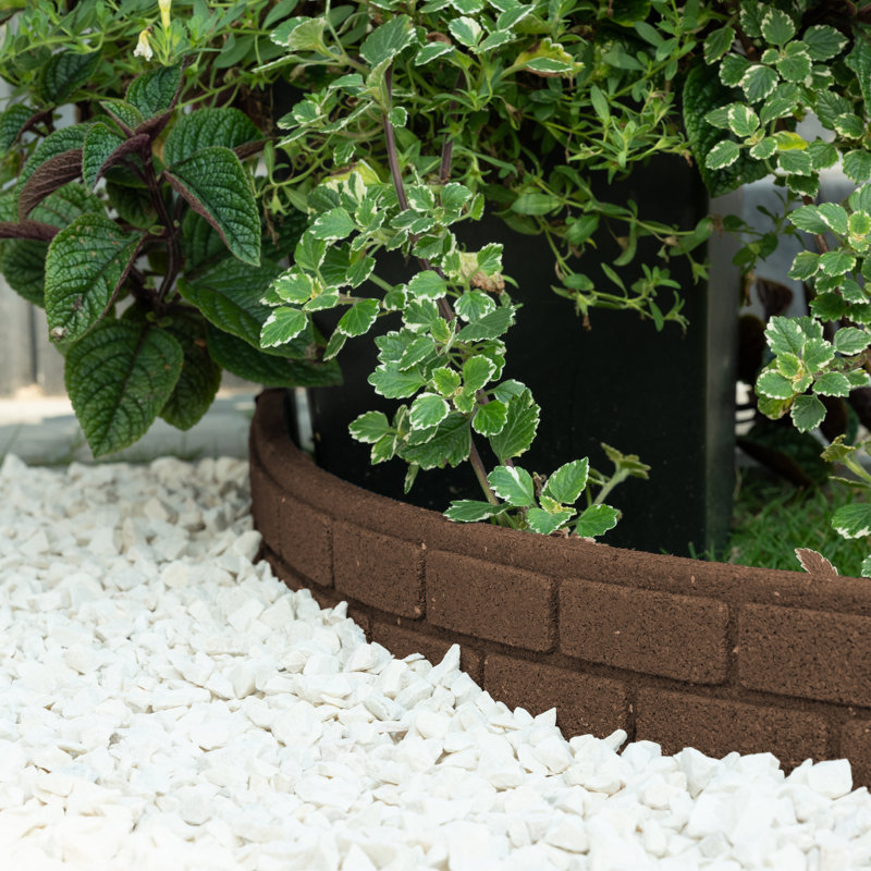 Cailan 9cm H x 120cm W Composite Lawn Edging
