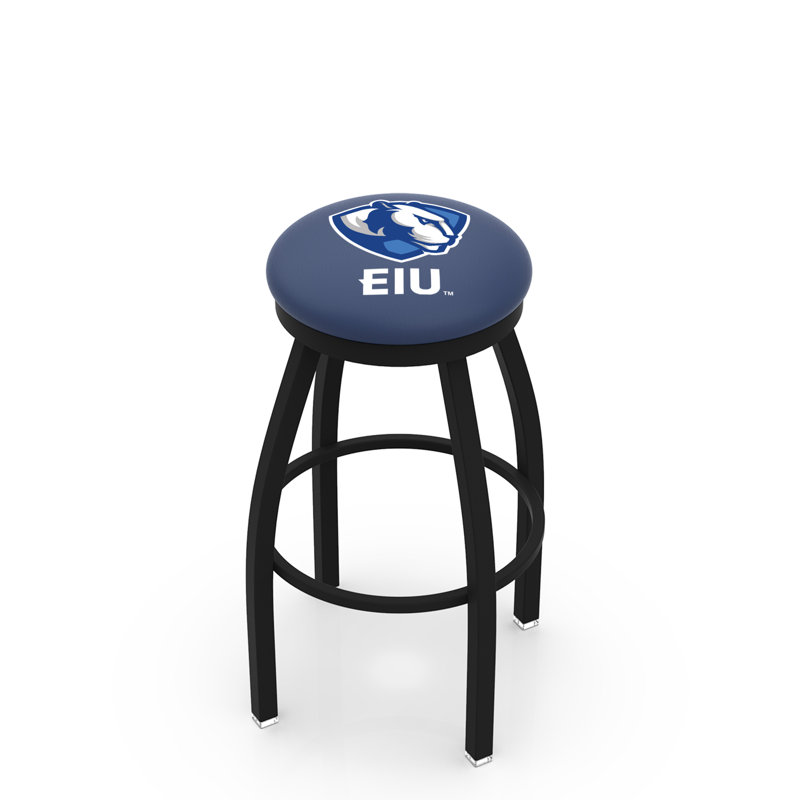 NCAA 36" Swivel Bar Stool, Eastern Illinois, Black