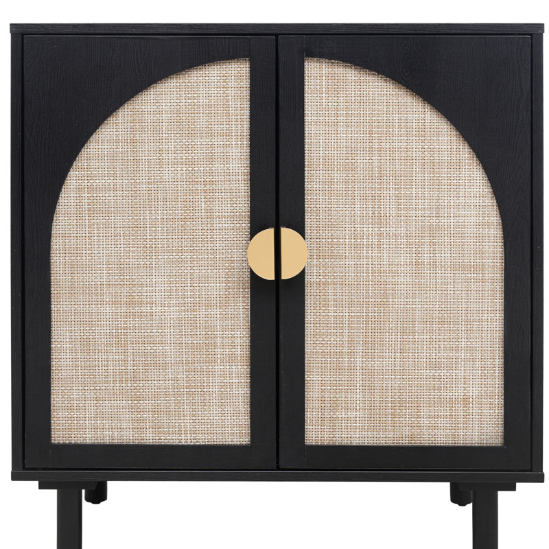 Armoire de salon pour chambre à coucher - 2 portes avec étagère conçue, résistante et réglable pour diverses fonctions